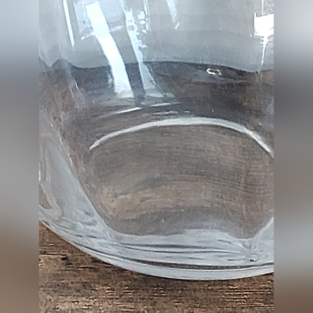 Bedside Carafe Clear Glass Vintage Tumble Up Glass Set Interior Vertical Design - Picture 4 of 17